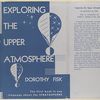 Exploring the upper atmosphere.