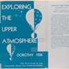 Exploring the upper atmosphere.