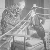 Richard Bennett (on stairs) as He and Frank Reicher as Mancini.