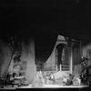 Scene from "He Who Gets Slapped", Garrick Theatre, NYC: 1922. Richard Bennett (He), on stairs.