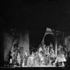 Scene from "He Who Gets Slapped", Garrick Theatre, NYC: 1922. Margalo Gillmore as Consuelo (standing on chair).