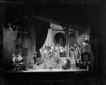 Scene from "He Who Gets Slapped", Garrick Theatre, NYC: 1922. Margalo Gillmore as Consuelo (centre).