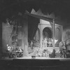 Scene from "He Who Gets Slapped", Garrick Theatre, NYC: 1922. Frank Reicher as Mancini (on staires).