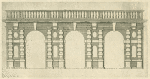 Elevation of a portico