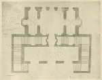 Plan of a portico and stairs