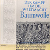 Der Kampf um die Weltmacht Baumwolle