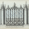 A Gothic gate.