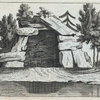 A rustic seat.