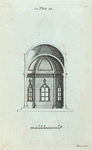 [The interior structure of hexagonal Gothic temple (Plate 29).]