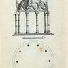 Gothic temple (plan & elevation of circular shape).
