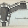 Section to Plate 44 (entrance, door and ice-room of the Ice House).
