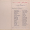 Call back yesterday : a book of letters selected and arranged