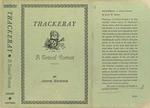 Thackeray, a critical portrait.