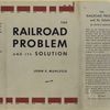 The railroad problem and its solution.