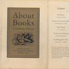 About books; a gathering of essays.