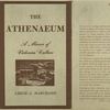 The Athenaeum : a mirror of Victorian culture.