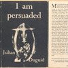 I am persuaded.