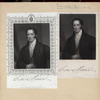 Edward Baines [a sheet with two portraits].