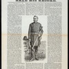 For mayor, Col. Andrew D. Baird, read his record, from the 'Scottish World,' Oct. 1889.
