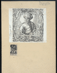 A sheet with two portraits of Bajazeth.