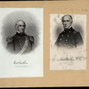 A sheet with two portraits of Col. Edward D. Baker.