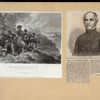 Battle of Ball's Bluff, Va., rescuing the body of Brig. Gen. Baker ; The late General Baker, killed in battle October 21, 1861
