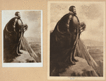 Balboa discovering the Pacific [a sheet with two portraits].