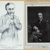 A sheet with two portraits of the Right Hon. Arthur James Balfour.