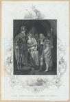 Baliol surrendering his crown to Edward I.