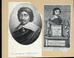 Two portraits of Jean-Louis Guez, seigneur de Balzac.