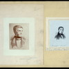 Two portraits of George Bancroft.