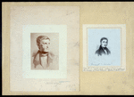 Two portraits of George Bancroft.