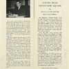 Letter from Grosvenor Square - An Account of a Stewarship - A study of an enduring friendship of men and of nations, by John Gilbert Winant.