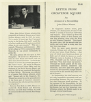 Letter from Grosvenor Square - An Account of a Stewarship - A study of an enduring friendship of men and of nations, by John Gilbert Winant.