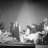 L to R: Lucile Watson (as Lady Utterword), Dudley Digges (Boss Mangan), Elizabeth Risdon (Ellie Dunn), Albert Perry (Captain Shotover), Fred Eric (Hector Hushabye), and Effie Shannon, standing (Hesione Hushabye)