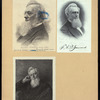 Frederick A. P. Barnard [a sheet with three portraits]
