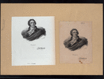 Albert Barnes [a sheet with two portraits].