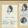 Mrs. Amelia E. Barr [a sheet with three portraits].