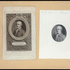 Colonel Isaac Barré [a sheet with two portraits]