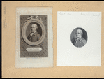 Colonel Isaac Barré [a sheet with two portraits]