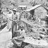 In a Maroon town, Jim Crow country, Eastern Jamaica.