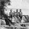 Fan women and child, banks of the Ogoway.