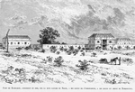 Fort de Bammakou, construit en 1883, sur la rive gauche du Niger, a 800 lieues de l'embouchure, a 250 lieues en amont de Tombouctou.