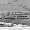 Le Niger (Canonniére a Vapeur), le Manambougou (Chaland), le Titi(Sharpee), sur le Niger, devant Yamina (5 Julliet 1887).