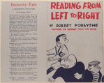 Reading from left to right