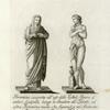 Femmina cuoperta all'ufo delle Vestali; Opera d'antico scalpello, lungo lo Stradone all'Isolotto, ed altra Femmina nuda, che Figurasi p nn'Andromeda, nel Prato dila' dall'Isolotto in Boboli: d'ingnoto Scultore.