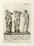 Giuochi rusticali in atteggiamento caricato, gruppo, che puo credersi Scultura di Romolo Ferrucci; nel Prato di là dall'Isolotto in Boboli.