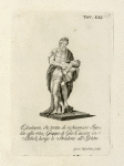 Esculapio, che tenta di richiamare Ippolito alla vita; Gruppo di Gio. Caccini in Boboli, lungo lo Stradone all'Isolotto.