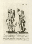Statua, che figurasi per l'Autuno, lungo lo Stradone all'Isolotto; di Gio. Caccini: ed altra Statua d'un Vecchio alato, per un Simbolo del Tempo; di Gherardo Silvani, di là dall'Isolotto in Boboli.