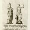 Statua antica d'una Vestale d'incerto Scultore ed altra Statua del pari antica e di mano incognita, rappresentante un' Augure; ambedue lungo lo Stradone all'Isolotto in Boboli.